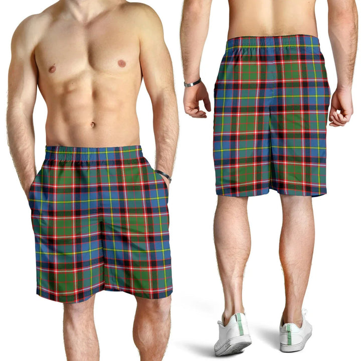 Scottish Stirling & Bannockburn District Clan Tartan Men's Shorts