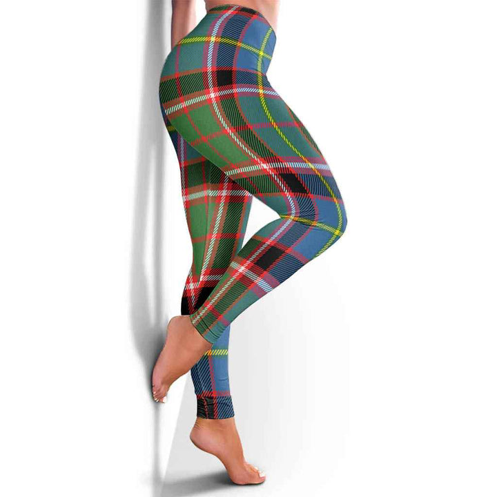 Scottish Stirling & Bannockburn District Clan Tartan Women Leggings Tartan Plaid 4