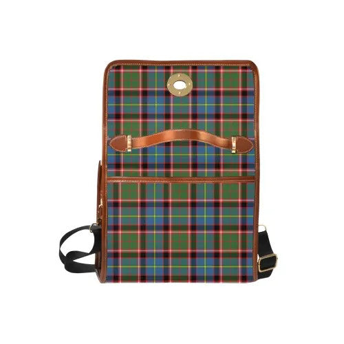 Scottish Stirling (of Cadder-Present Chief) Clan Crest Tartan Waterproof Canvas Bag Tartan Plaid 6