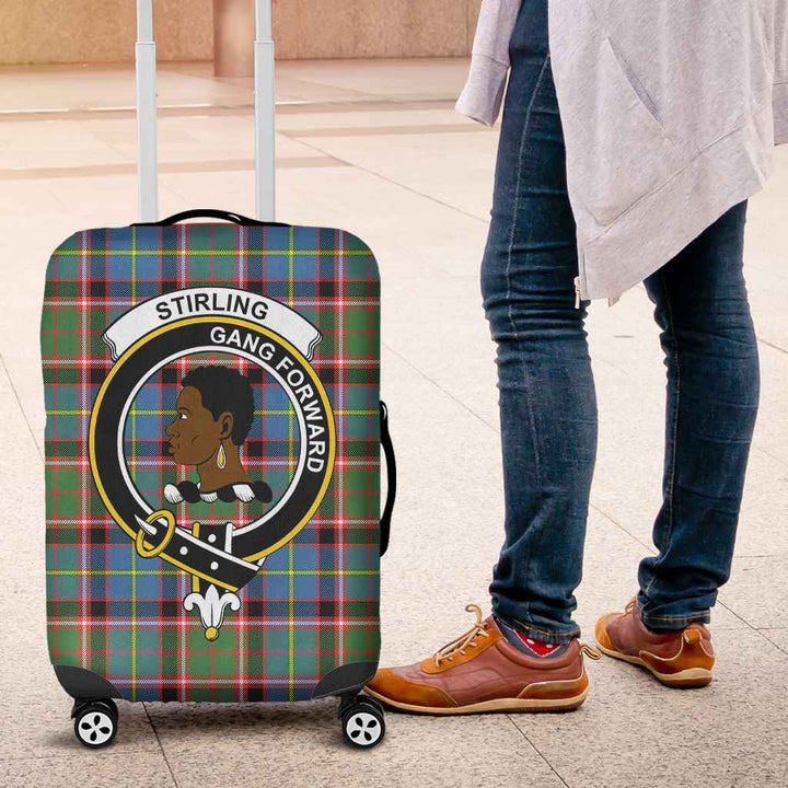 Scottish Stirling (of Keir) Clan Crest Tartan Luggage Cover Tartan Plaid 4