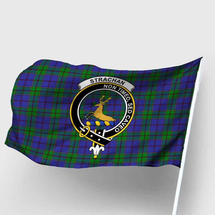 Scottish Strachan Clan Crest Tartan Flag Parade Tartan Plaid 2