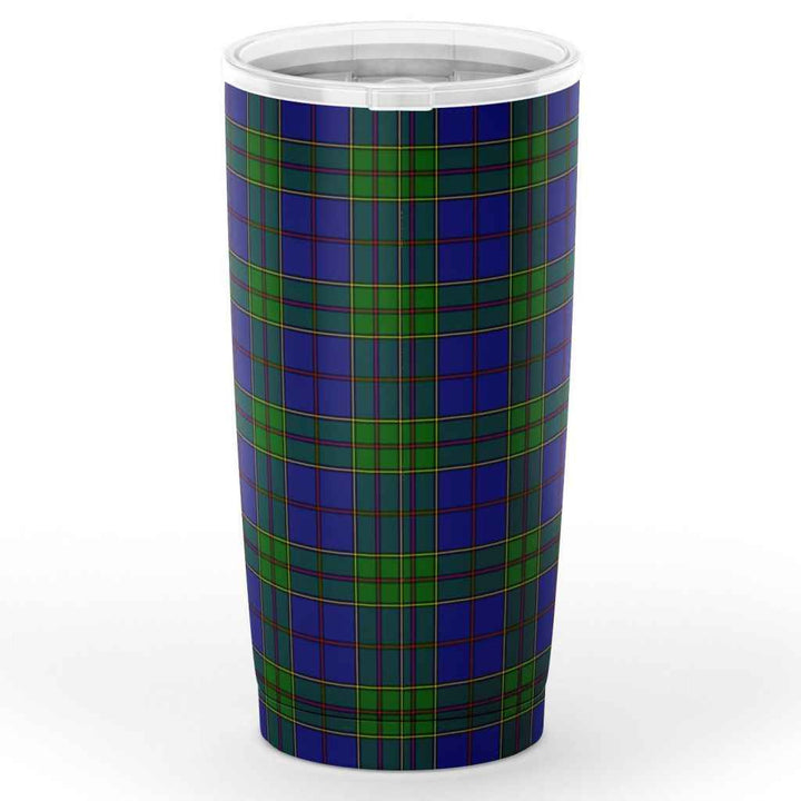 Scottish Strachan Clan Crest Tartan Insulated Tumbler Tartan Plaid 2
