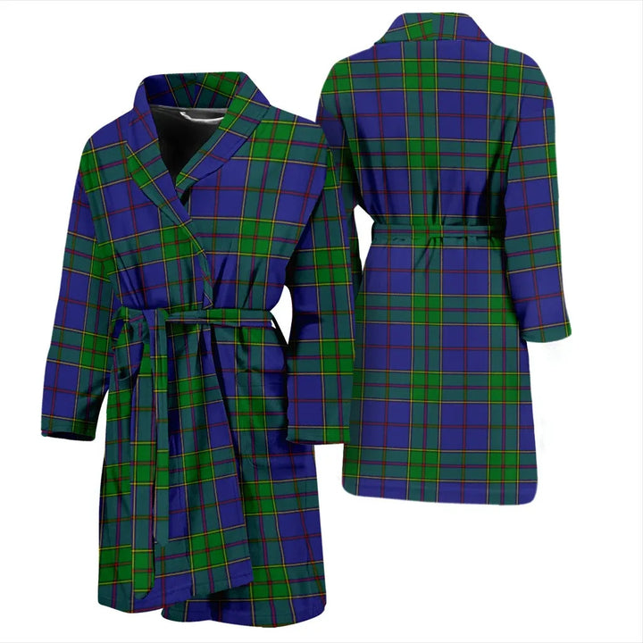 Scottish Strachan Clan Tartan Bathrobe 3