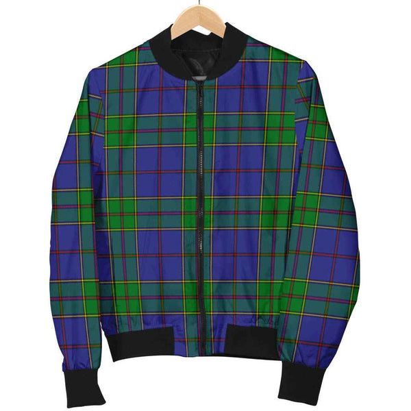Scottish Strachan Clan Tartan Bomber Jacket Tartan Plaid 1