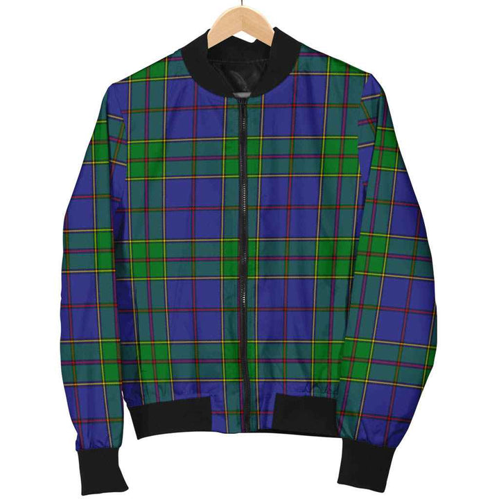 Scottish Strachan Clan Tartan Bomber Jacket Tartan Plaid 1