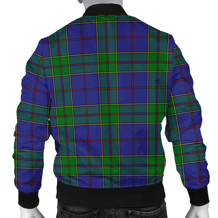 Scottish Strachan Clan Tartan Bomber Jacket Tartan Plaid 3