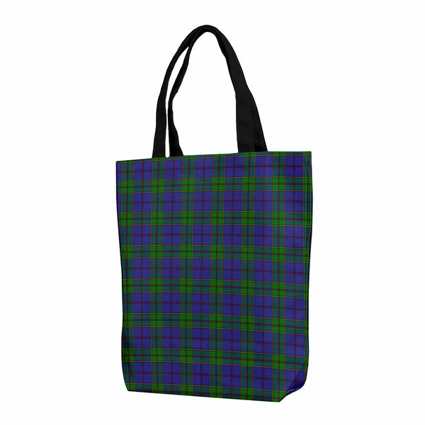 Scottish Strachan Clan Tartan Canvas Bag With Shoulder Strap Tartan Plaid 1