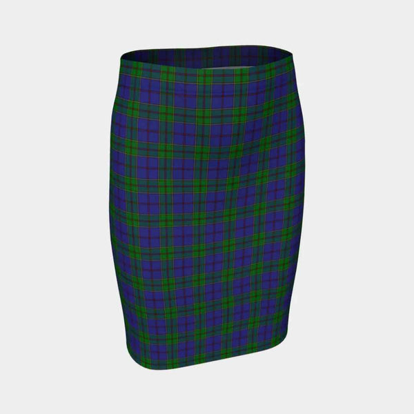 Scottish Strachan Clan Tartan Fitted Skirt Tartan Plaid 1