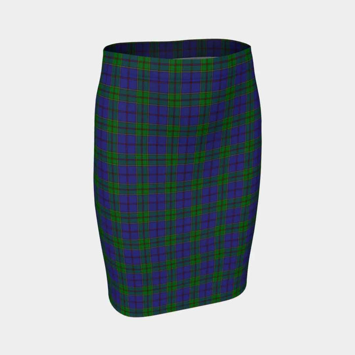 Scottish Strachan Clan Tartan Fitted Skirt Tartan Plaid 1