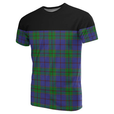 Scottish Strachan Clan Tartan T-Shirt Horizontal Style Front Side Tartan Plaid