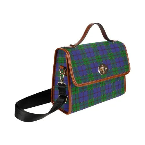 Scottish Strachan Clan Tartan Waterproof Canvas Bag Tartan Plaid 3