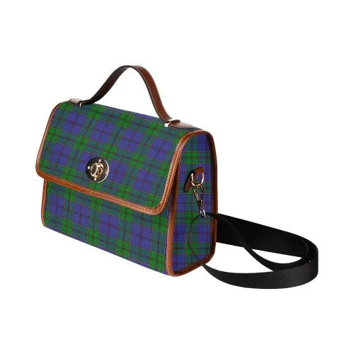Scottish Strachan Clan Tartan Waterproof Canvas Bag Tartan Plaid 4