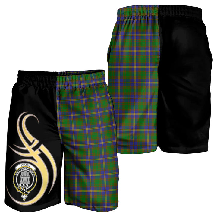 Scottish Strange of Balkaskie Clan Crest Tartan Believe in Me Men's Shorts