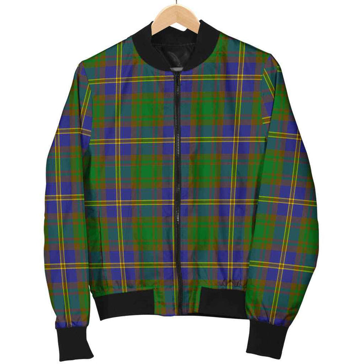 Scottish Strange of Balkaskie Clan Tartan Bomber Jacket Tartan Plaid 1