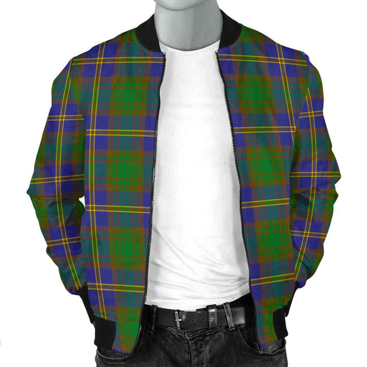 Scottish Strange of Balkaskie Clan Tartan Bomber Jacket Tartan Plaid 2