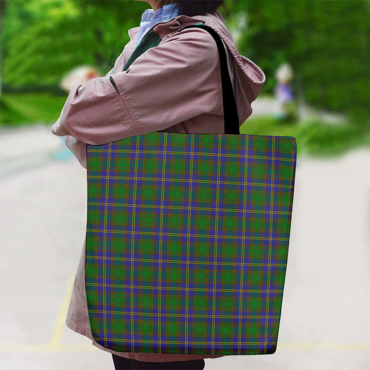 Scottish Strange of Balkaskie Clan Tartan Canvas Bag With Shoulder Strap Tartan Plaid 2