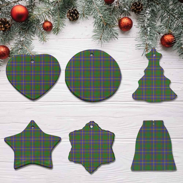 Scottish Strange of Balkaskie Clan Tartan Ceramic Ornament All Tartan Plaid