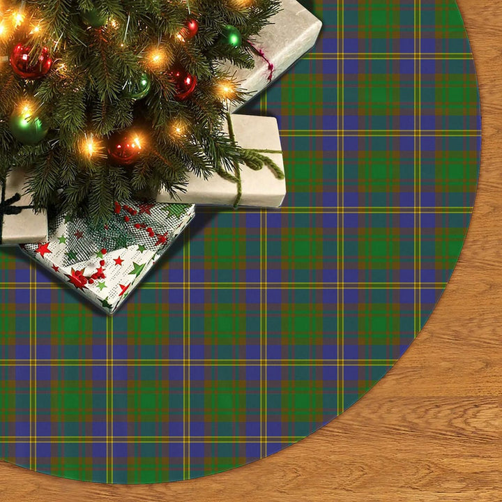 Scottish Strange of Balkaskie Clan Tartan Christmas Tree Skirt No Tassels 2 Tartan Plaid