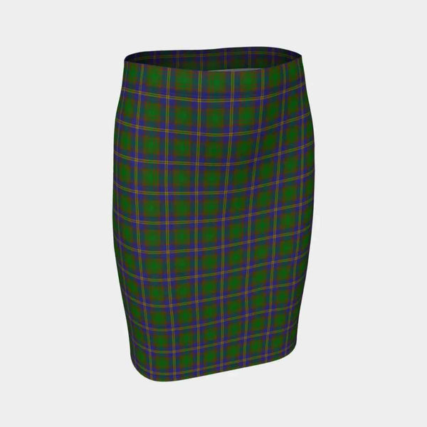 Scottish Strange of Balkaskie Clan Tartan Fitted Skirt Tartan Plaid 1