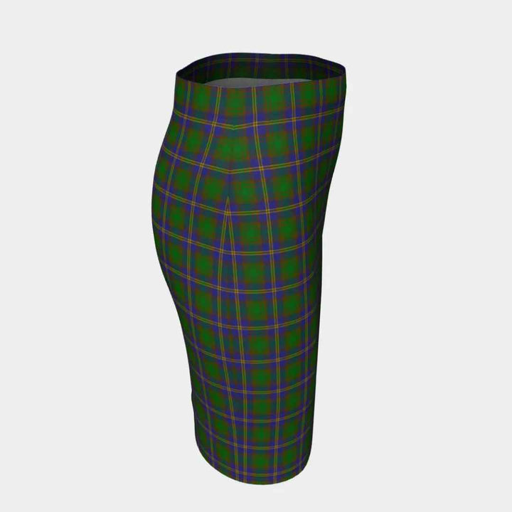 Scottish Strange of Balkaskie Clan Tartan Fitted Skirt Tartan Plaid 3