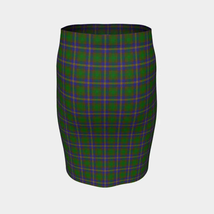 Scottish Strange of Balkaskie Clan Tartan Fitted Skirt Tartan Plaid 4