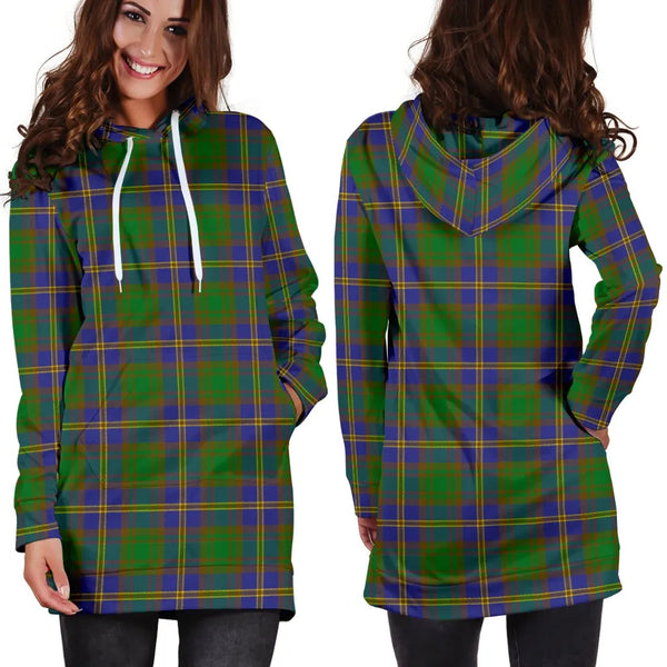 Scottish Strange of Balkaskie Clan Tartan Hoodie Dress