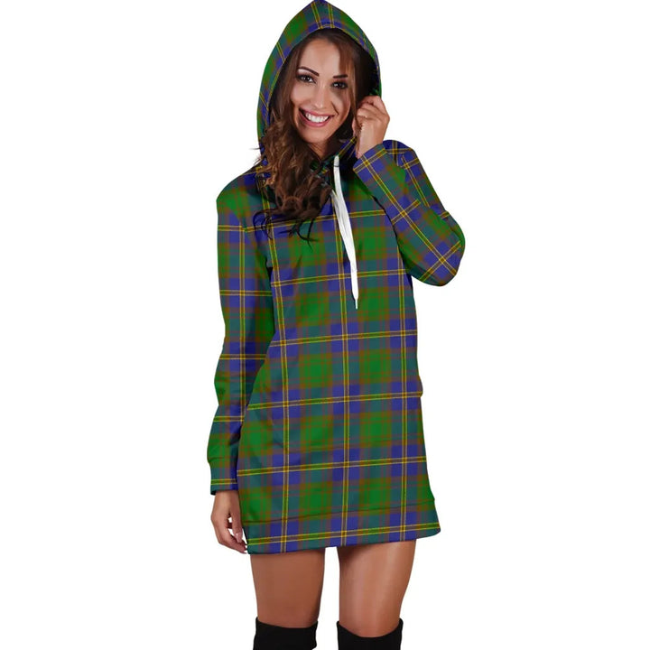 Scottish Strange of Balkaskie Clan Tartan Hoodie Dress