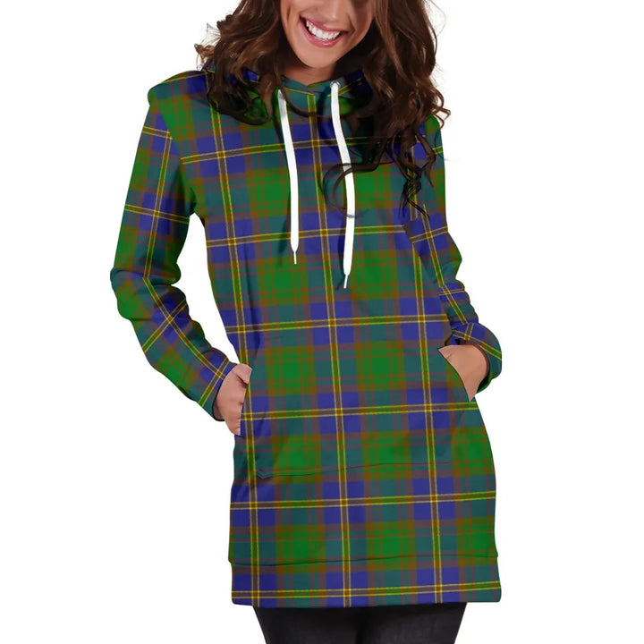 Scottish Strange of Balkaskie Clan Tartan Hoodie Dress