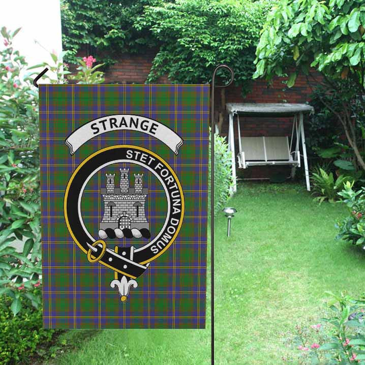 Scottish Strange (or Strang) Clan Crest Tartan Garden Flag Tartan Plaid 2