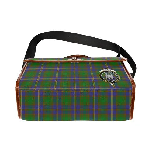 Scottish Strange (or Strang) Clan Crest Tartan Waterproof Canvas Bag Tartan Plaid 5