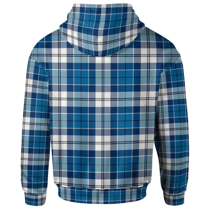 Scottish Strathclyde District Clan Tartan Hoodie Back Side Tartan Plaid