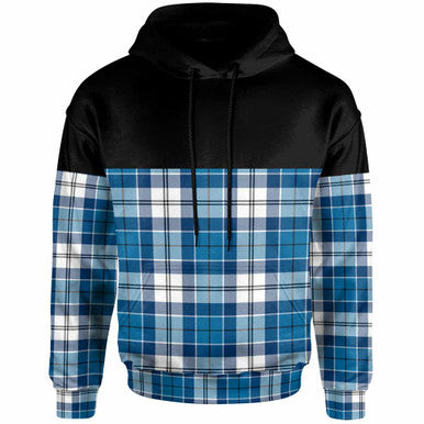 Scottish Strathclyde District Clan Tartan Hoodie - Horizontal Style Front Side Tartan Plaid