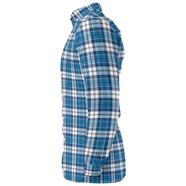 Scottish Strathclyde District Clan Tartan Long Sleeve Shirt Tartan Plaid