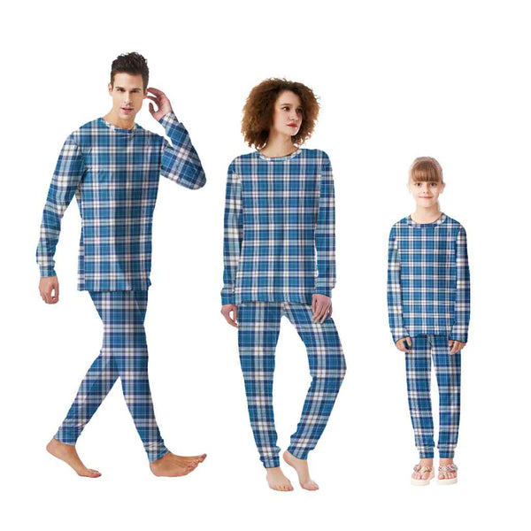Scottish Strathclyde District Clan Tartan Pajama Set Tartan Plaid
