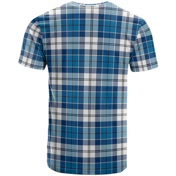 Scottish Strathclyde District Clan Tartan T-Shirt Back Side Tartan Plaid