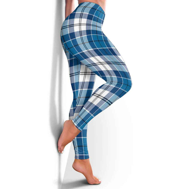 Scottish Strathclyde District Clan Tartan Women Leggings Tartan Plaid 4