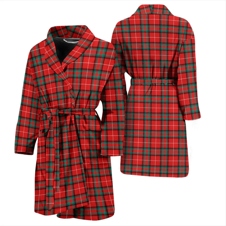 Scottish Stuart Of Bute Clan Tartan Bathrobe 3