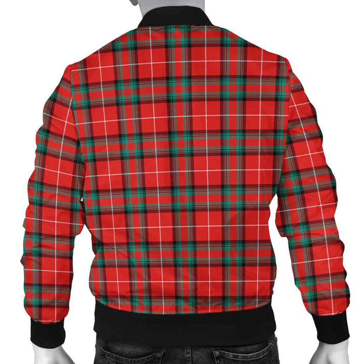 Scottish Stuart of Bute Clan Tartan Bomber Jacket Tartan Plaid 3