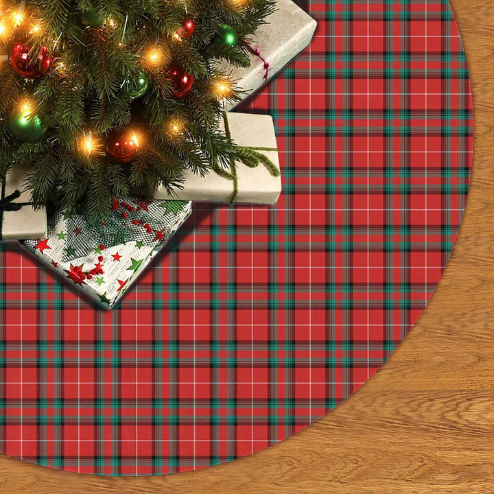 Scottish Stuart of Bute Clan Tartan Christmas Tree Skirt No Tassels 2 Tartan Plaid