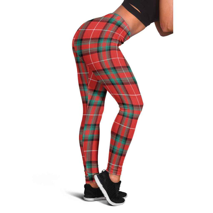 Scottish Stuart of Bute Clan Tartan Women Leggings Tartan Plaid 1
