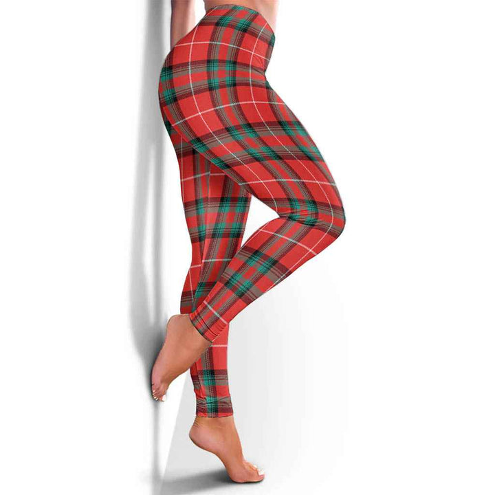 Scottish Stuart of Bute Clan Tartan Women Leggings Tartan Plaid 4