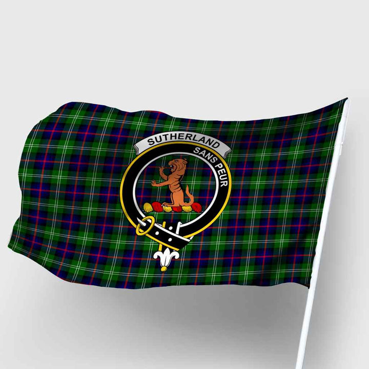 Scottish Sutherland II Clan Crest Tartan Flag Parade Tartan Plaid 2
