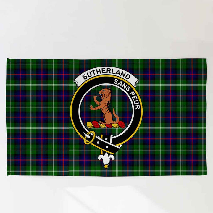 Scottish Sutherland II Clan Crest Tartan Flag Parade Tartan Plaid 3