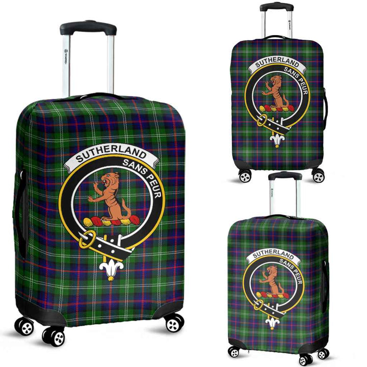 Scottish Sutherland II Clan Crest Tartan Luggage Cover Tartan Plaid 1