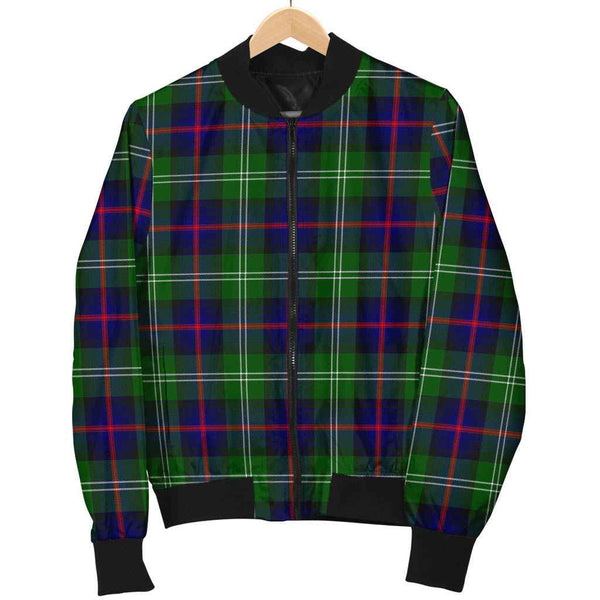 Scottish Sutherland Modern Clan Tartan Bomber Jacket Tartan Plaid 1