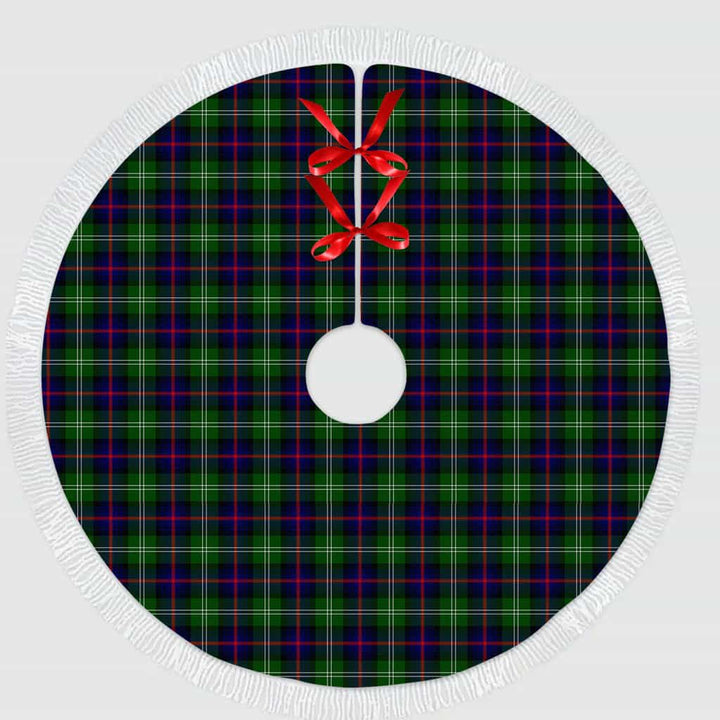 Scottish Sutherland Modern Clan Tartan Christmas Tree Skirt Tassels 1 Tartan Plaid