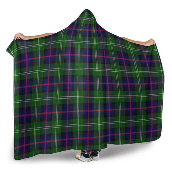 Scottish Sutherland Modern Clan Tartan Hooded Blanket Tartan Plaid 2