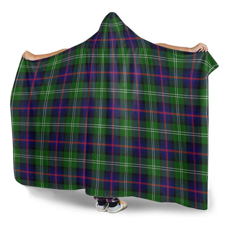 Scottish Sutherland Modern Clan Tartan Hooded Blanket Tartan Plaid 3