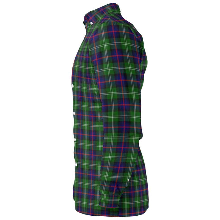 Scottish Sutherland Modern Clan Tartan Long Sleeve Shirt Tartan Plaid