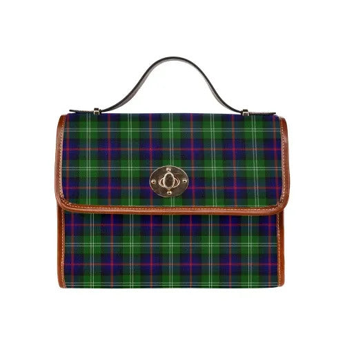 Scottish Sutherland Modern Clan Tartan Waterproof Canvas Bag Tartan Plaid 1